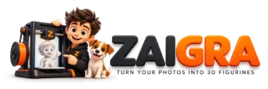 ZAIGRA personalized 3D figurines from photos logo